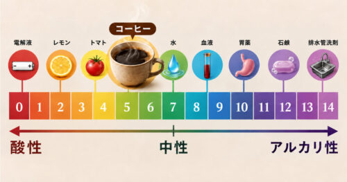 コーヒーのｐHについて